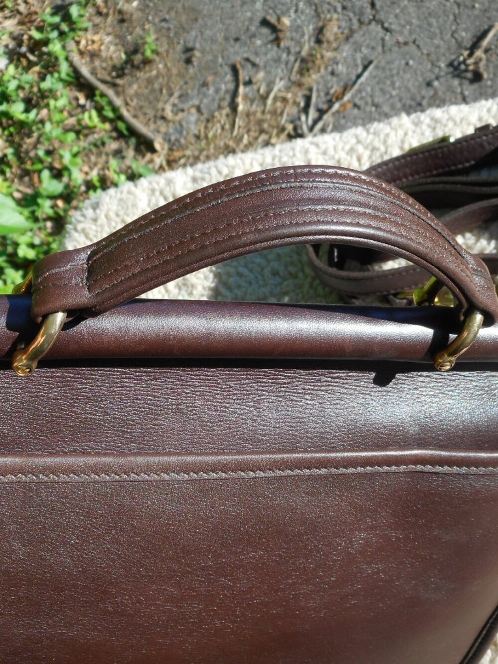 Vintage Coach Willis Bag 9927, in Mahogany EUC - Picture 9 of 13